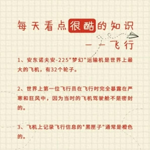 每天看點(diǎn)很酷的知識(shí)—飛行